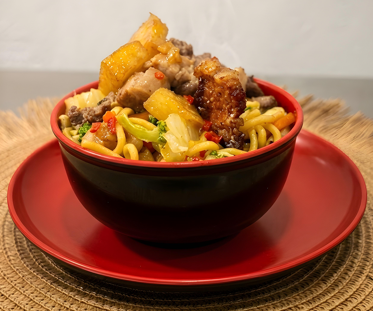 Yaki Suíno Agridoce Oriental